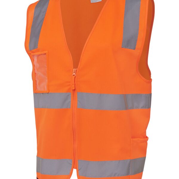 Hi Vis (D+N) Zip Safety Vest Thumbnail