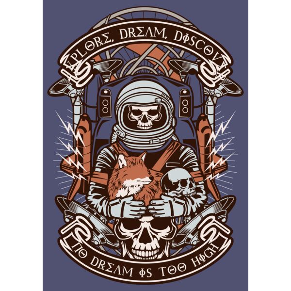 Astronaut Skull Thumbnail