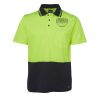 JB's HV NON CUFF S/S COTTON BACK POLO Thumbnail