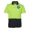 JB's HV NON CUFF S/S COTTON BACK POLO Thumbnail