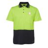 JB's HV NON CUFF S/S COTTON BACK POLO Thumbnail