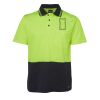 JB's HV NON CUFF S/S COTTON BACK POLO Thumbnail